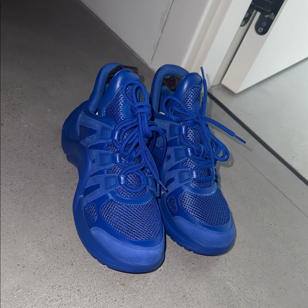 Vibrant Blue Athletic Sneakers
